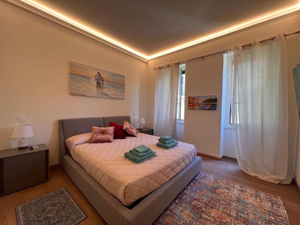 Val Di Sole 19-Iii Piano- Vista Mare- Vista Collina-Wifi 100Mg-Aria Condizionata In Tutte Le Stanze -L'Appartamento E' Stato Completamente Rinnovato Nel 2023 Rapallo Ngoại thất bức ảnh